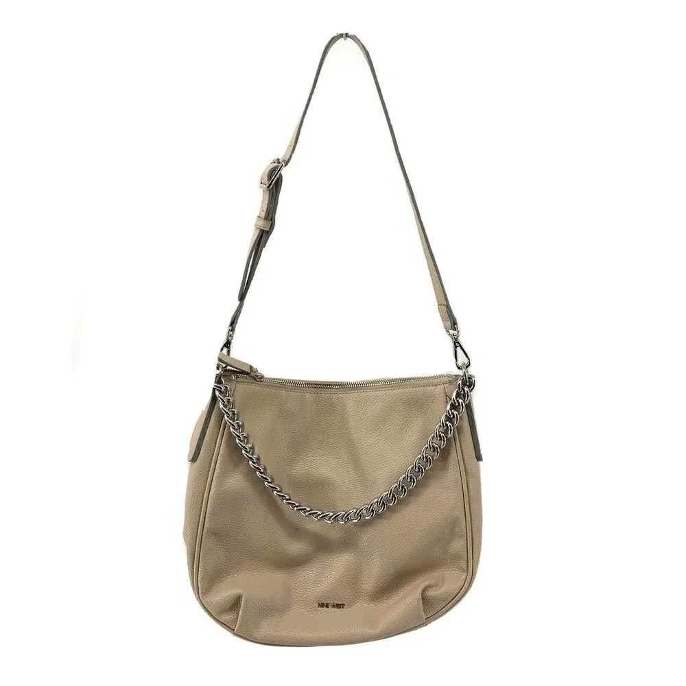 Nine West Blush Pink Pebbled Vegan Leather Purse